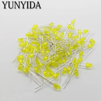 

Yellow 14-10 3mm LED yellow light emitting diode 100pcs/LOT