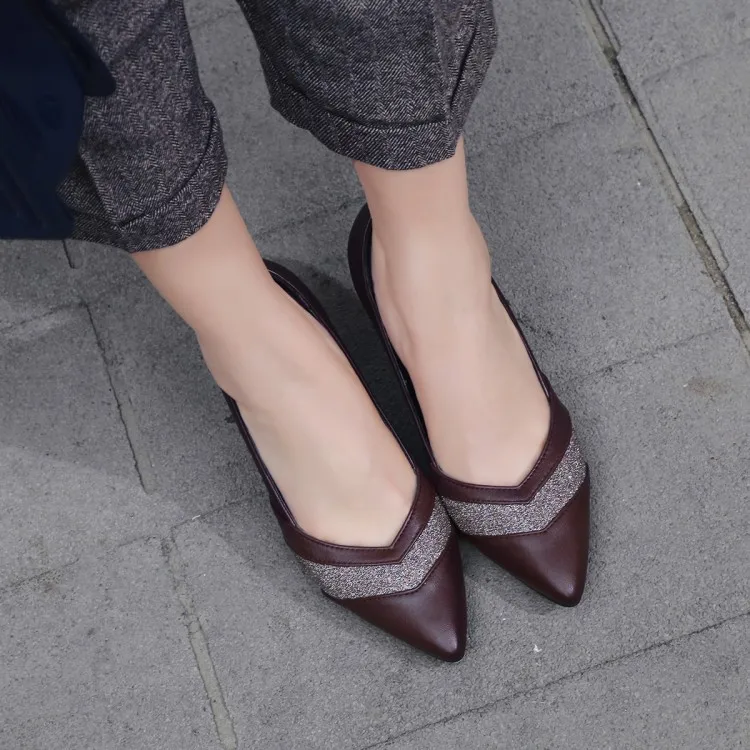 

Big Size 11 12 13 14 15 16 ladies high heels women shoes woman pumps Tight-heeled women's shoes