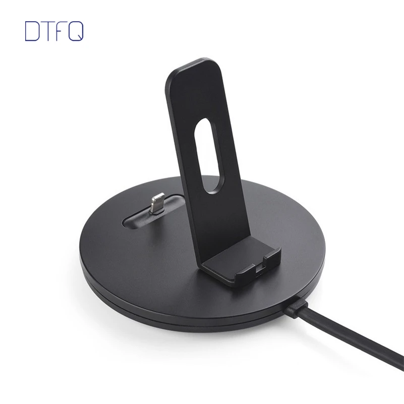 

DTFQ 3in1 Desktop Charging Cradle Stand Holder Charger Dock Station w/ Cable for iPhone 6 6s 7 8 Plus X for Samsung S8 Note 8
