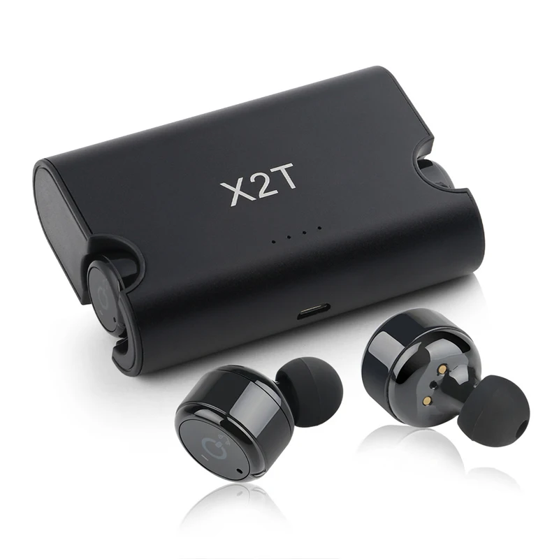 XLSTO X2T Wireless Earphone TWS Bluetooth Earphones Stereo noise canceling auricolari  Headset 1500mAh power bank box for iPhone (30)