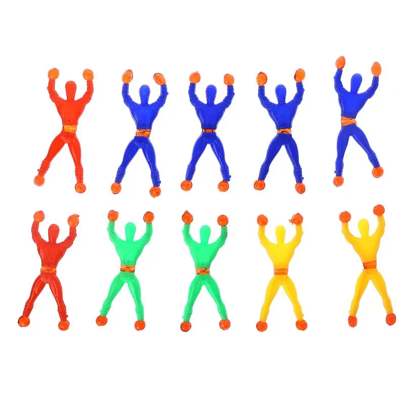 

10pcs Funny Sticky Wall Climbing Spider Man funny Toys Children Kids Gift
