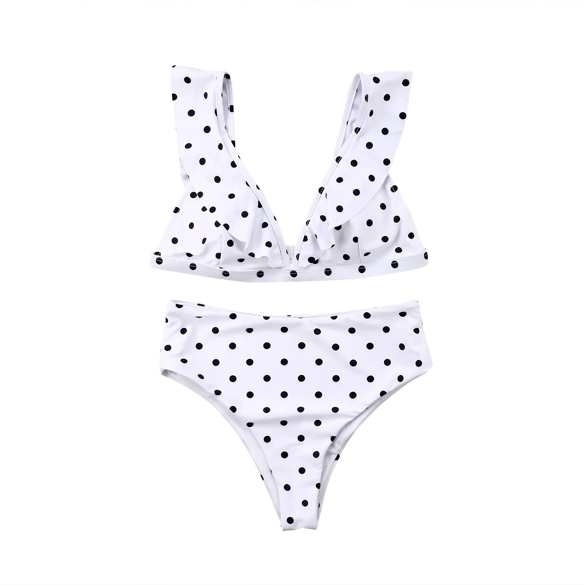 2018 New Brand High Quality Women Swimwear Dot Push Up Bikini Set