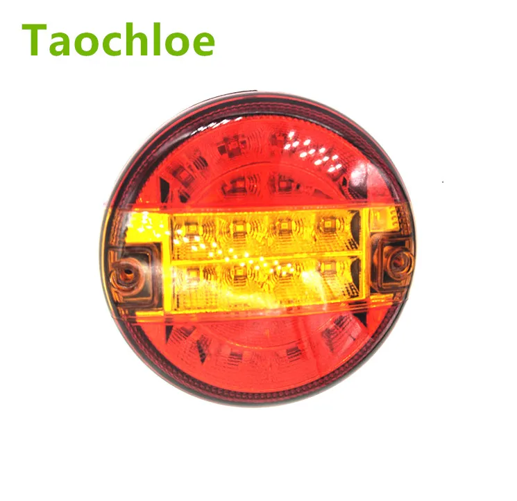 caravan autobus indicatore posteriore rosso 12//24 V per camion 2 luci a LED per targa ribaltabile