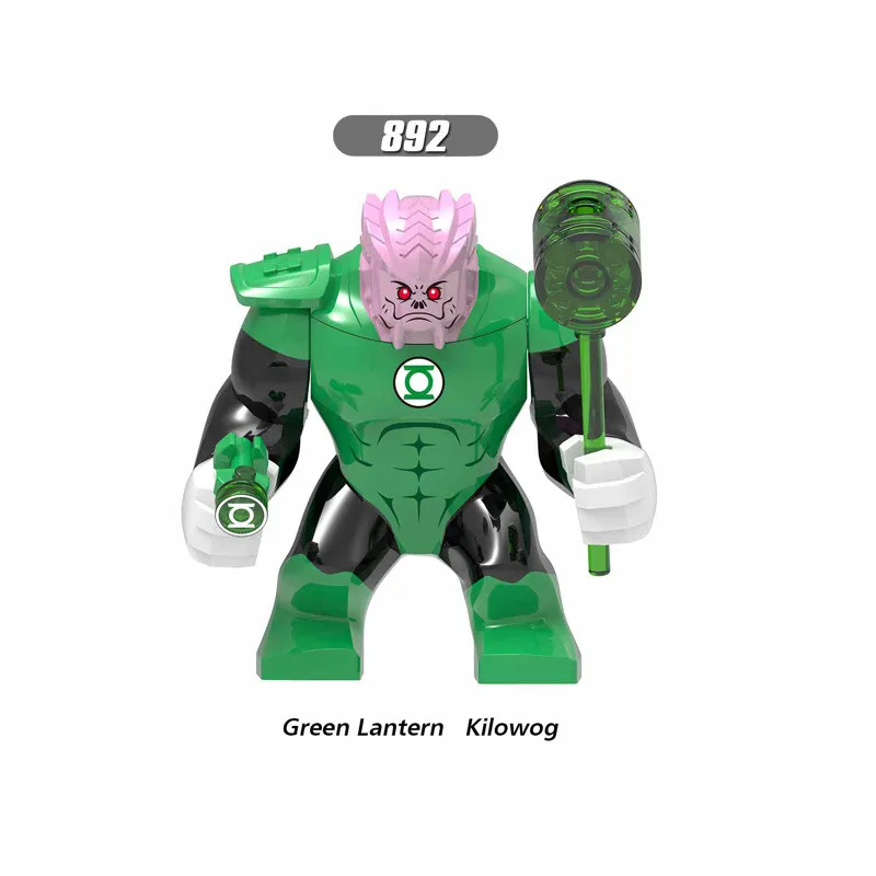 

X892 Super Heroes Green Lantern Kilowog Venom Hulkpool Thanos Carnage Building Blocks Toys for children brinquedos