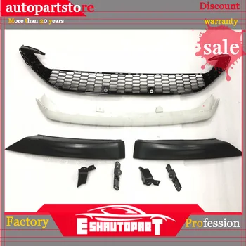 

Car Racing Grill Lower Modify Parts Lamp Frame For Ford Focus Abs 2015-2016 Black Grille With Pair