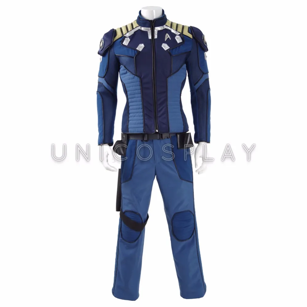 

Star Trek Beyond Captain Kirk Cosplay Costume Commander Battle Suit Halloween Uniforms For Man Adult