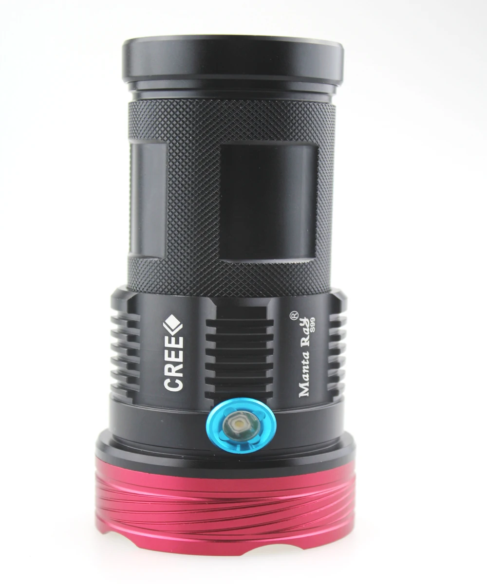 Светодиодный фонарик Manta Ray S99 9xCREE XML 9000lm с 3 режимами работы (1x1865 0/2x1865 0/3x1865 0/4x18650)|led