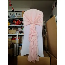 Шифоновый Корли стул из ивы створки/накидка для стула/розовый стул створки 100 шт