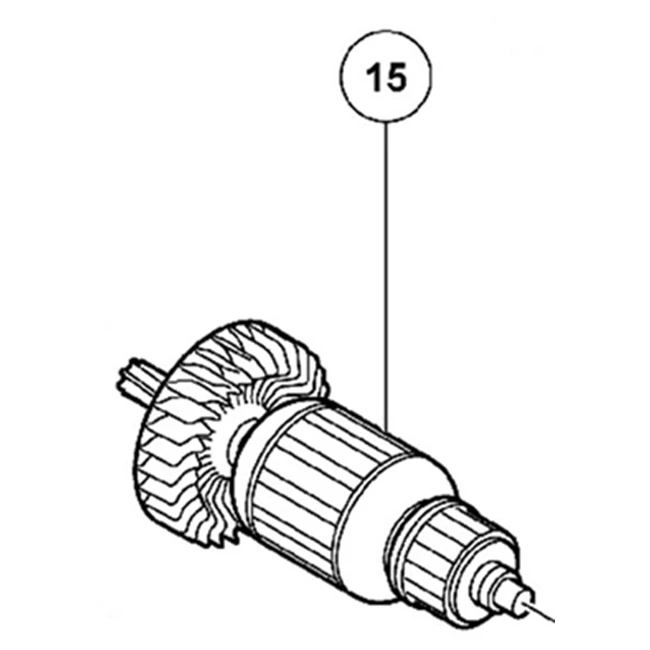 Арматура 220 V-240 V ротор 360757E 360757F для Hitachi SP18SB
