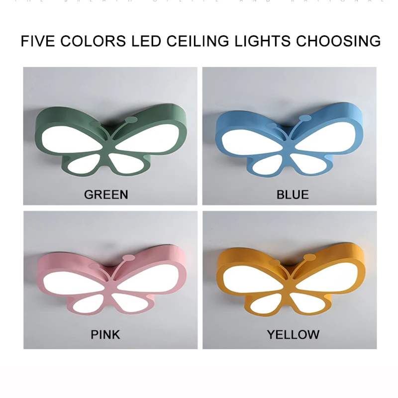 

pink/blue/yellow/white/Remote led ceiling lights Modern for bedroom dimmer light fixture LED ceiling lamp kids ceiling lights