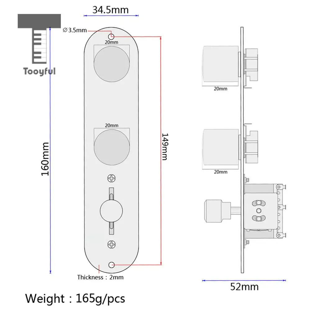Tooyful Gold 3 Way проводной загруженный Prewired управление плиты выключатель проводки ручки для TL Tele Telecaster гитары запчасти
