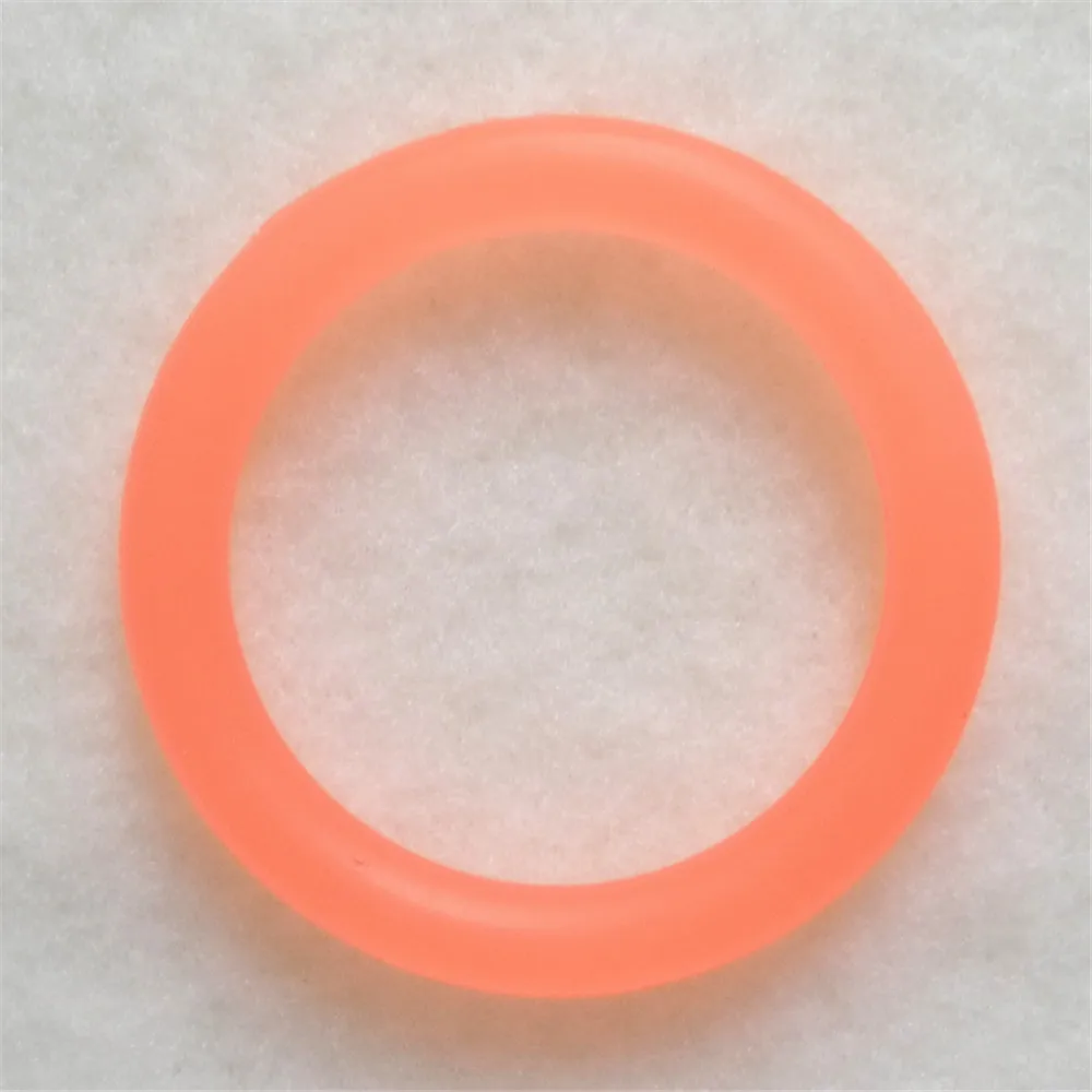 20 цветов) DHL 1000 шт. еда без бисфенола-а класс Силиконовое детское кольцо для соски крепление мам держатель кольца для NUK внутренний диаметр 21,5 мм - Цвет: Orange
