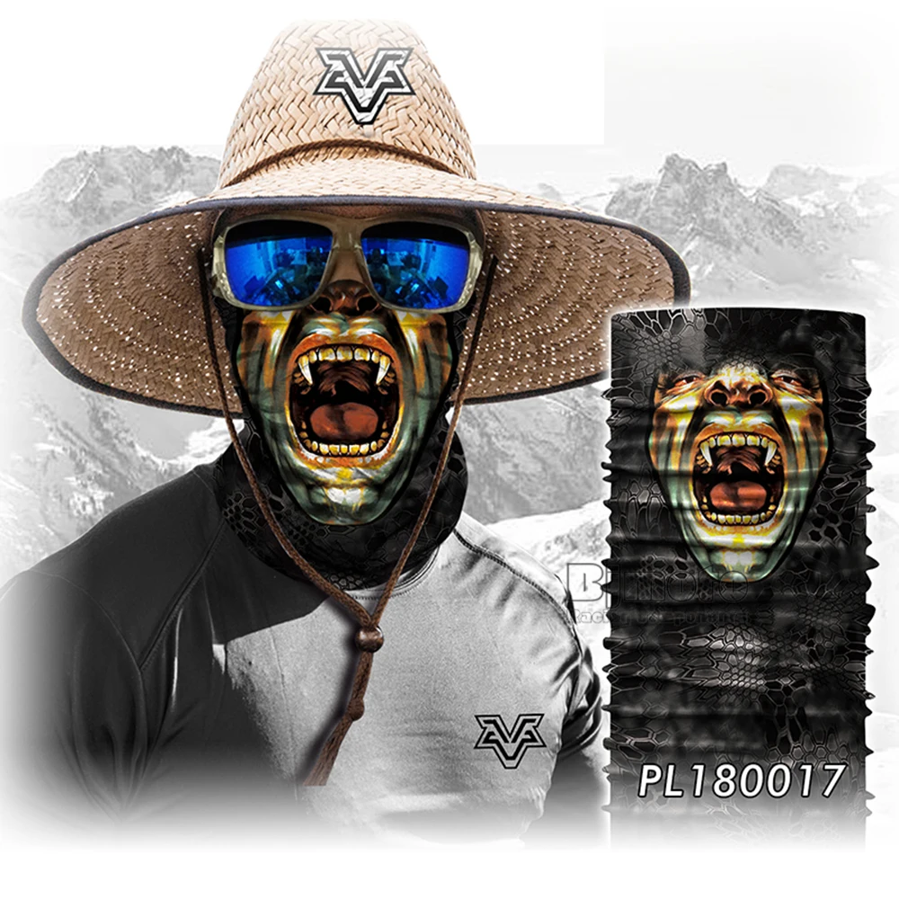 Motorcycle Scary Mask Bandana Military Multifunctional Winter face mask Headwear Balaclava Magic Ski Helmets Neck Scarf  (1)