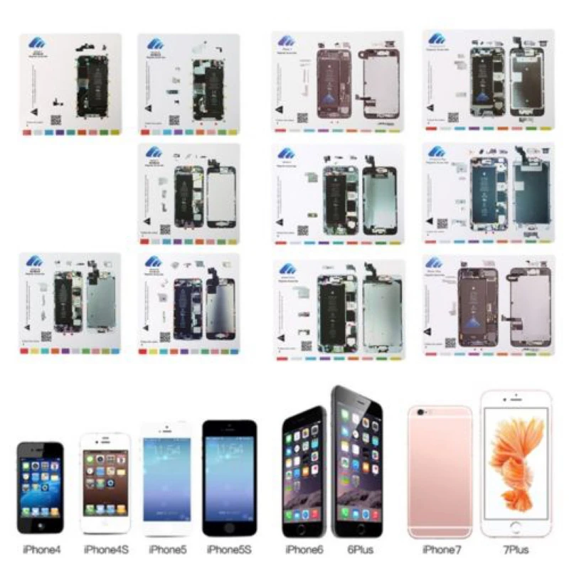 Magnet Repair Tools Guide Pad Screw Keeper Chart Mat for iPhone 5s 6 7 8 Plus X