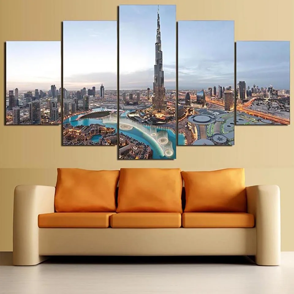 HD-Printed-Painting-Pictures-Home-Decoration-5-Panel-Dubai-Building-City-Landscape-Modern-Living-Room-Wall.jpg_640x640