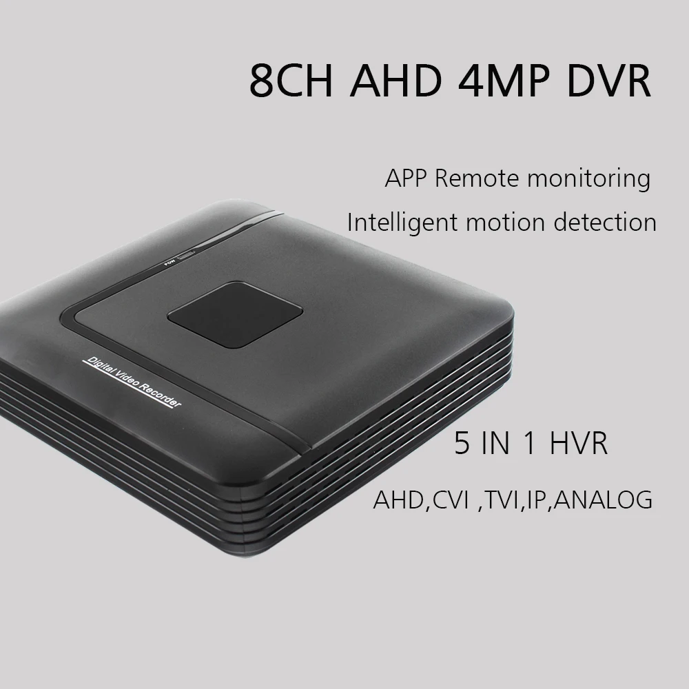 OUERTECH AHD CVI TVI IP CVBS 5 в 1 8CH CCTV Мини DVR 4MP поддержка 1 HDD ONVIF наблюдения цифровой видеорегистратор DVR