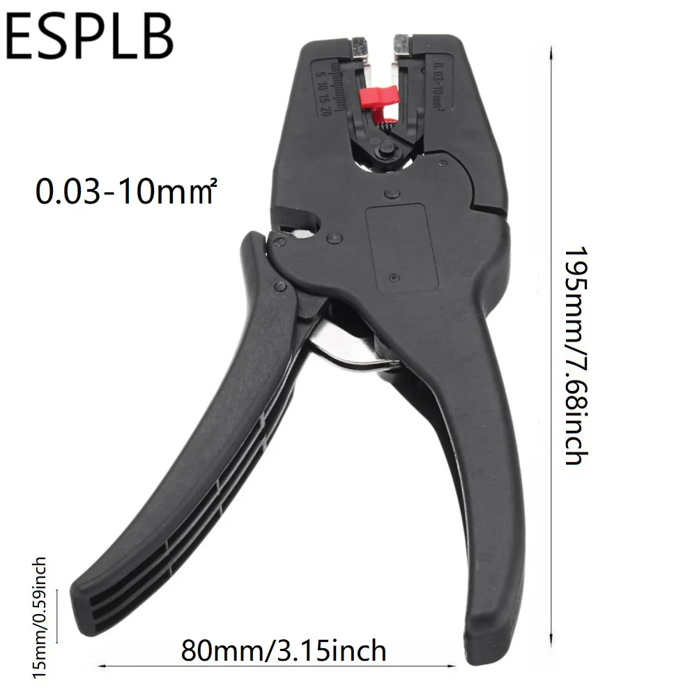 ESPLB 0.03-10mm Wire Stripper Flat Nose Insulation Electric Crimper Stripping Pliers wire crimping tools For Self-Adjusting Hand Tools