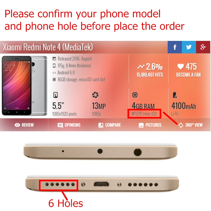 Для Xiaomi Redmi Note 4 MTK USB зарядное устройство Порт гибкий кабель зарядная док-станция коннектор; pcb; плата гибкий кабель запасные части