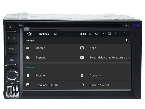 Clearance Android 8.1.0 2GB ram car dvd Audio player universal double din 170*97mm stereo auto head units 3g DVR tape recorder gps navi 4