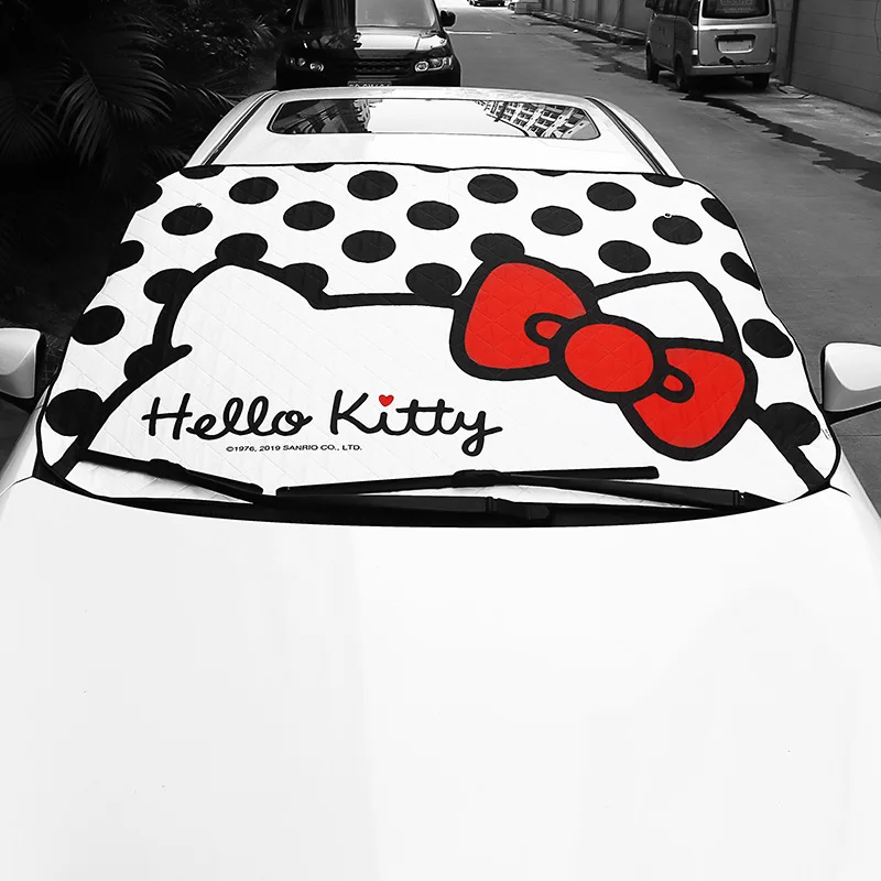 Лобовое стекло автомобиля солнцезащитный козырек Kitty Cat на переднее окно солнцезащитный козырек милый Теплоизоляционный солнцезащитный козырек Авто Солнечная защита автомобильные аксессуары