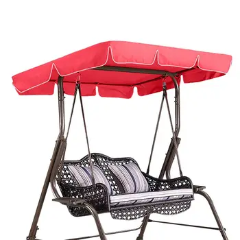 

195x125x15cm UV Resistant Garden Swing Chair Cover Shade Top Cover Sail Waterproof Dust Outdoor Courtyard Hammock Tent Swing