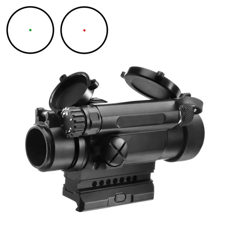 Цель Airsoft Air оружие, ружье оптический прицел M4 красная точка зрения Тактический Reddot областей прицелы для охоты AO3032 - Цвет: Черный