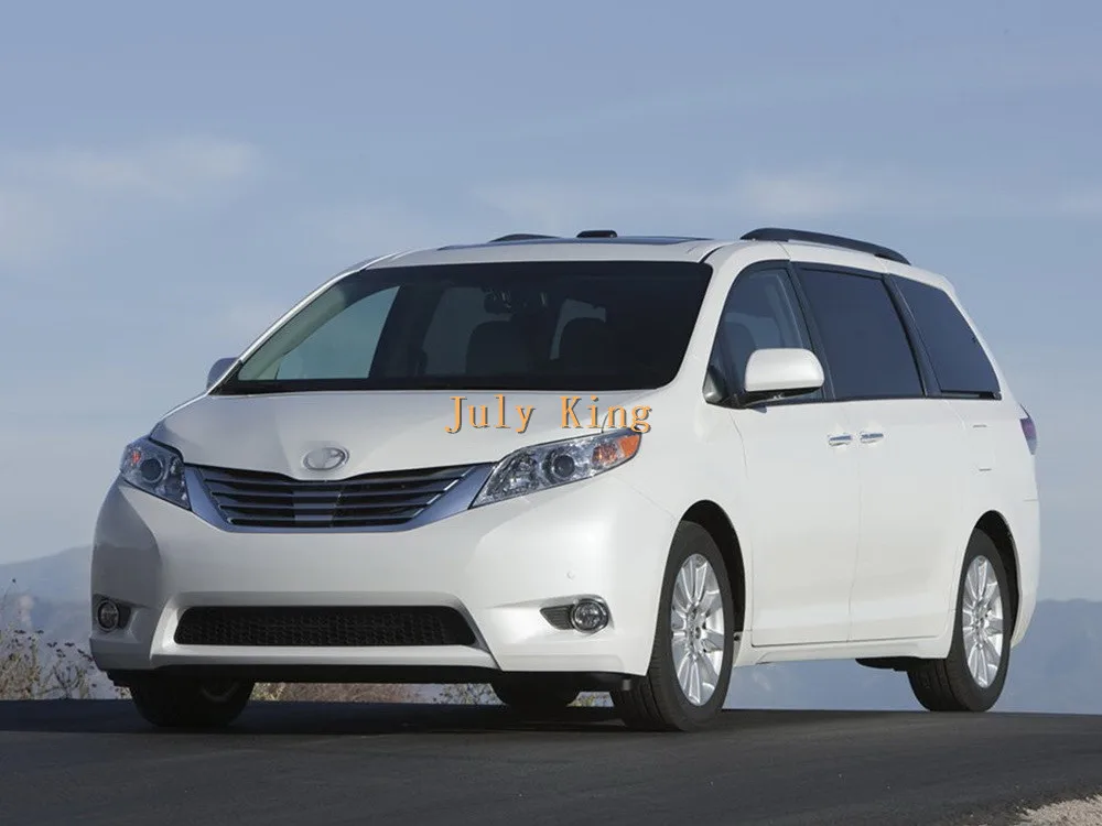 Varthion зеркальный чехол для объектива заднего вида для Toyota Sienna 2011~ 17, большое поле, синее зеркало, поворотники, термозапотевание