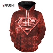 YFFUSHI 2019 Cosplay 3d Hoodie Men Cool Male 3d Pullovers Super Hero 3d Print Sweatshirts Men Pullover Coat Oversize 5XL Outwear