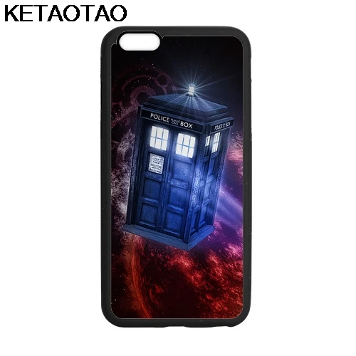 KETAOTAO Originale Doctor Who TARDIS чехлы для телефонов iPhone 4S 5C 5S 6S 7 8 Plus X Samsung чехол Мягкий ТПУ