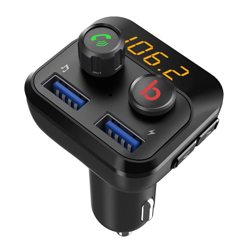 

SOONHUA Car Charger vehicle chargers MP3 Player Bluetooth FM Transmitter Support USB Disk Lossless Music Stereo EQ Sound Effect