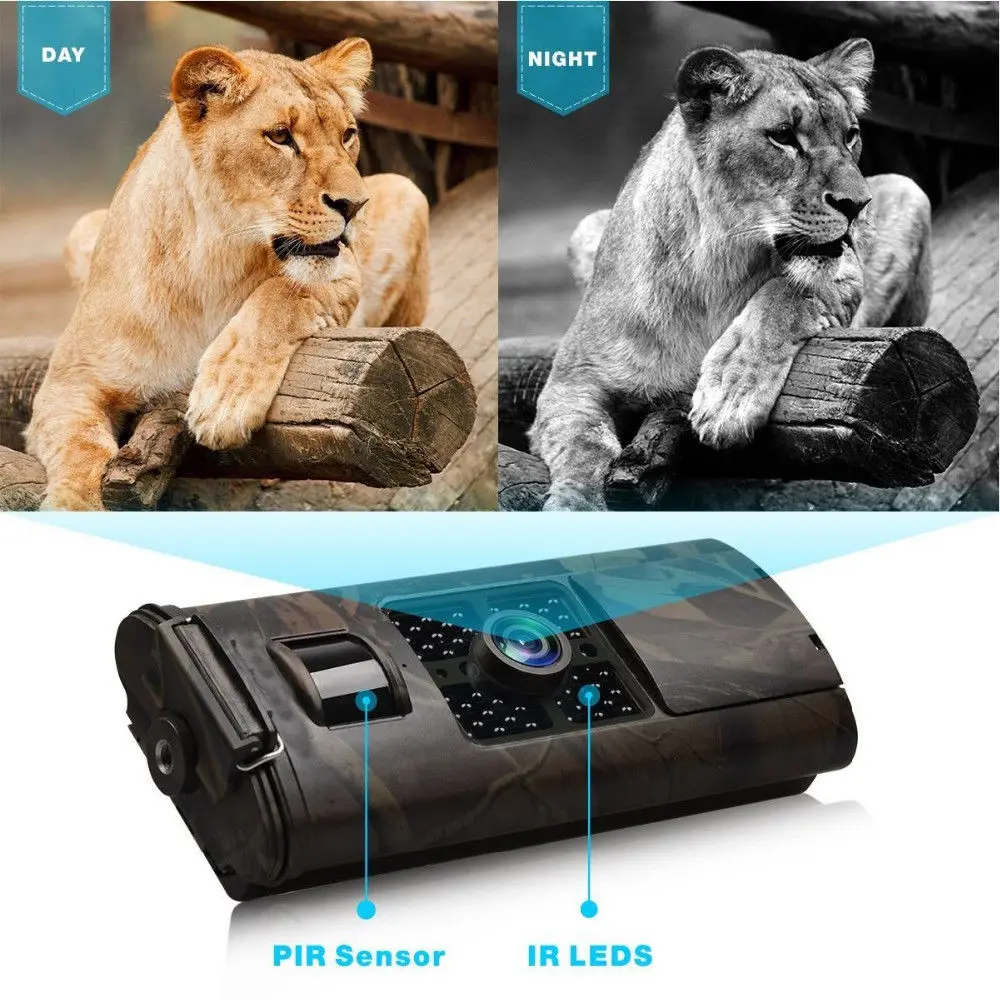 Hunting camera 16MP Photo Traps Trail WildCamera 2G MMS GSM SMTP SMS 1080P Night Vision 940nm Infrared Wildlife chasse camera(22)