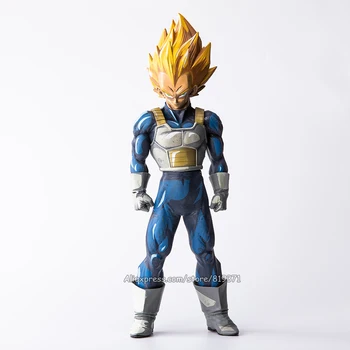 

Figurine Dragon Ball Z Action Figure Super Saiyan Vegeta Anime 2D Paint Color Figuras Collectible Toys Gift Big Size 13" 32CM