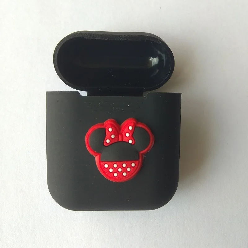 Силиконовый чехол для Apple Airpods защитный защита от потери настоящие Беспроводные