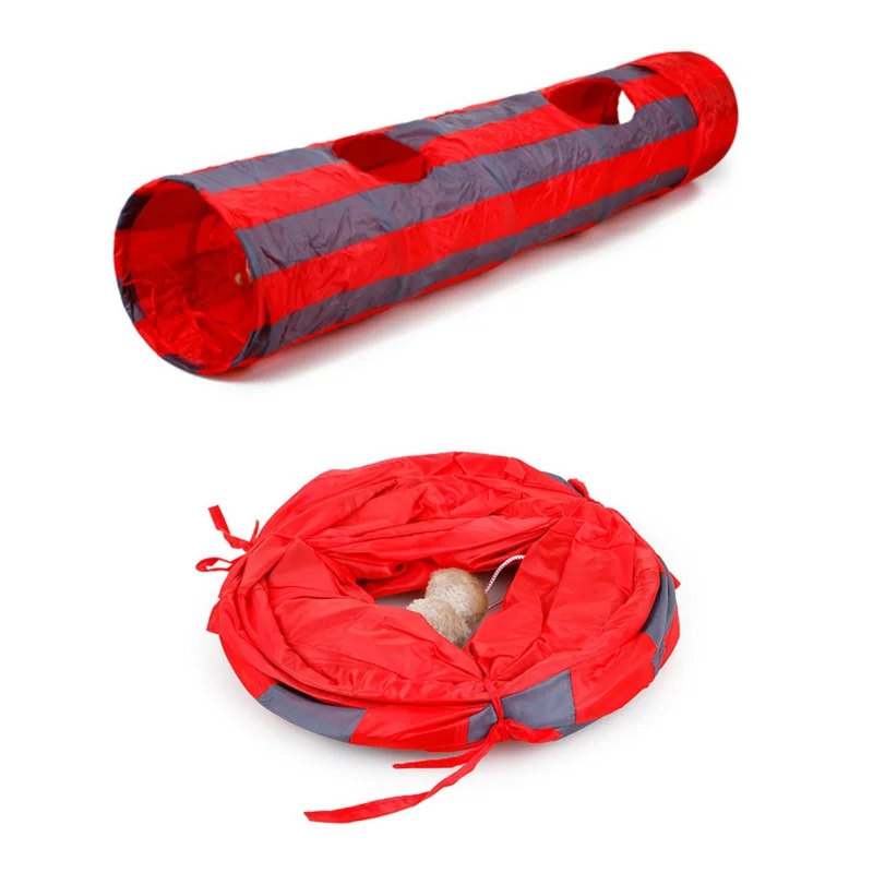 2018 Cat ToysPuzzle pet toys Folding channel cat toy Pet Tunnel Cat Play Tunnel Foldable
