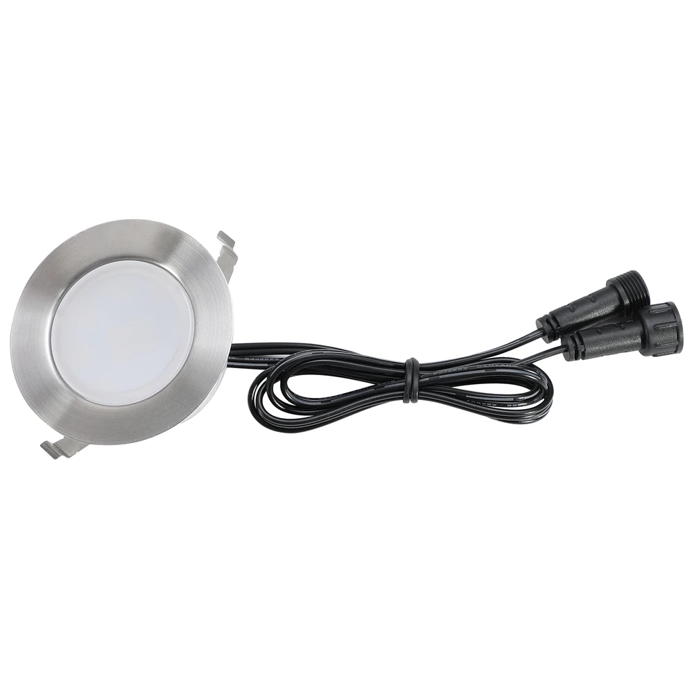 Deck da Piscina do Jardim ao ar Milímetros 1.5 w 12 v Ip67 Cozinha Livre Quintal Caminho Degrau Levou Ferroviário Luzes Inground Recesso Soffit 10 Pçs - Set 61 6 Cheap Lâmpadas subterrâneas