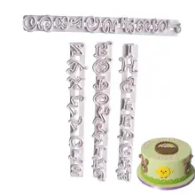 4 шт. буквенная форма для выпечки инструмент для украшения резки кухни форма для выпечки сахар ремесло помадка инструмент для торта