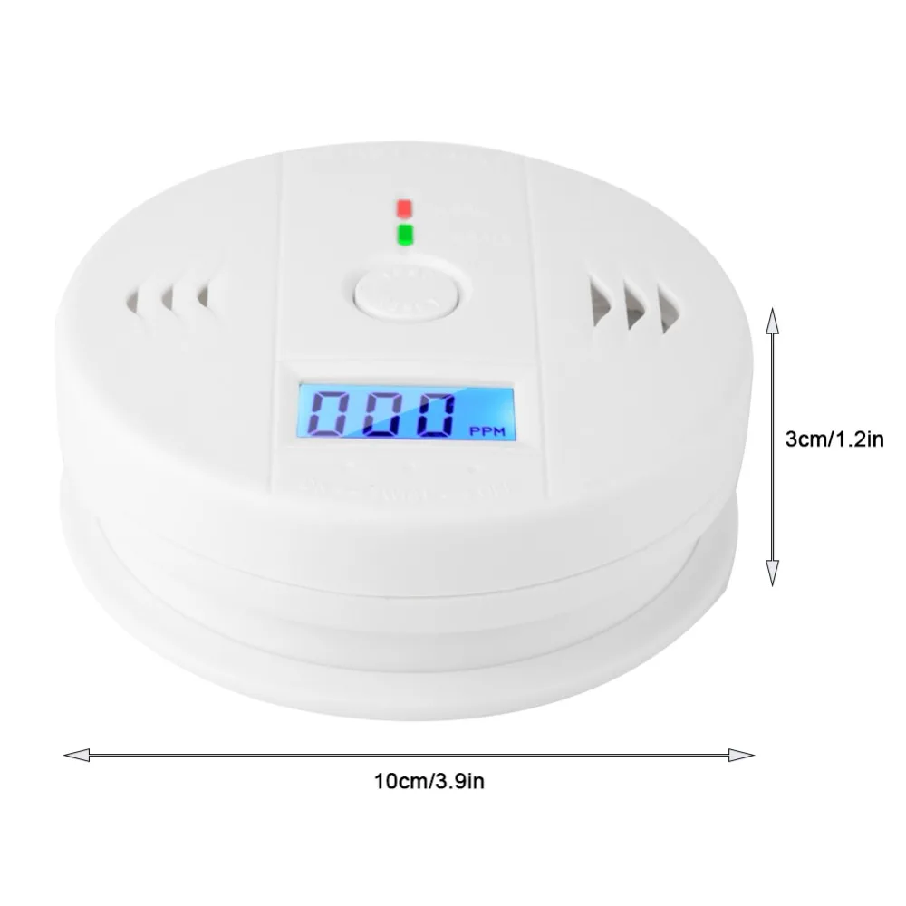 Высокое качество Угарный газ сигнализации CO дым умный сенсор отравления Предупреждение детектор