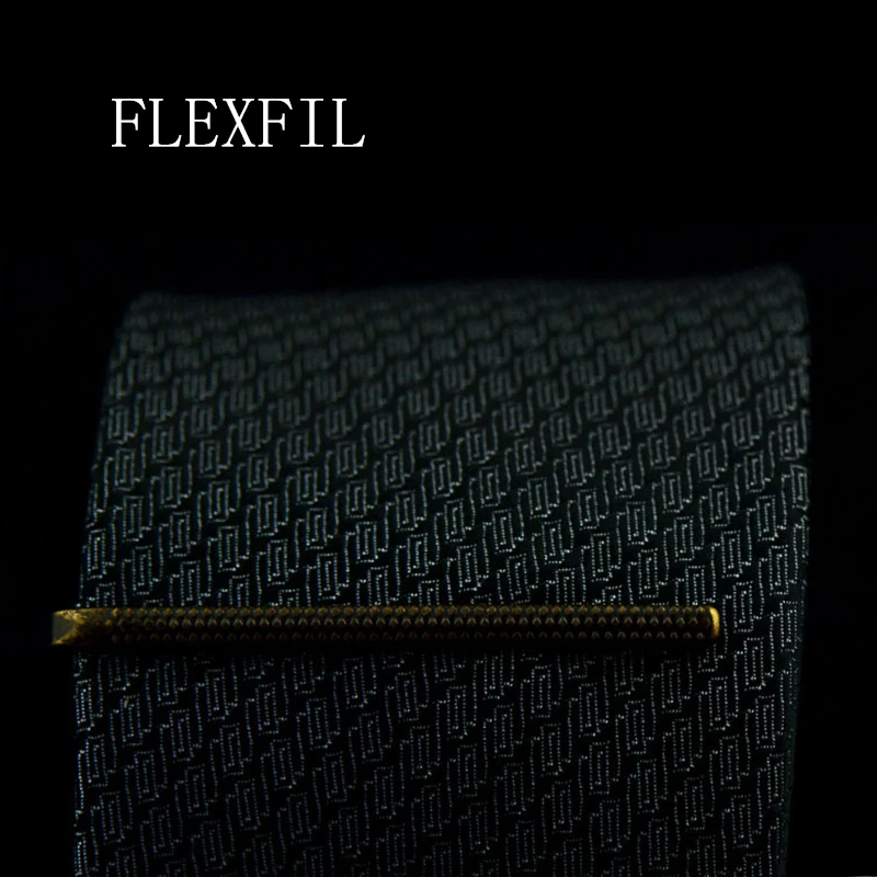 

FLEXFIL tie clips necktie men's lovers' suit and tie clip fashion accessories wedding gift collar new copper coppe free shipping