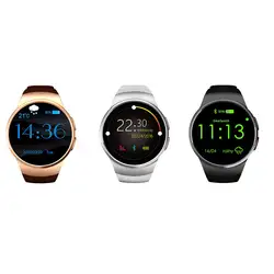 KW18 1,3 дюймов HD ЖК-экран умные часы Поддержка SIM TF карта SmartWatch телефон для IOS Android 4,0 Bluetooth