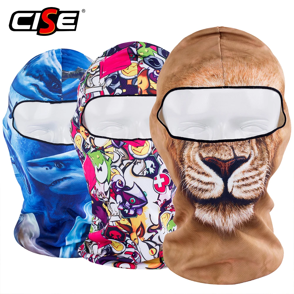 

Balaclava Motorcycle Full Face Mask Hats Helmet Windproof Breathable Airsoft Paintball Snowboard Cycling Ski Shield Anti-UV Sun