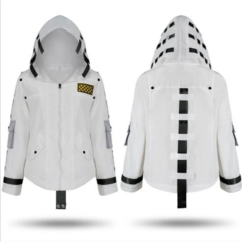  Halloween PUBG Jedi Survival Big Escape Cosplay Eat Chicken Jacket Jacket White Black Anime Game As