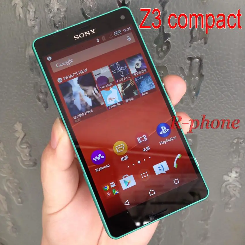 

Full Set Original Sony Xperia Z3 Compact D5803 3G 4G Wifi 20.7MP 4.6'' Quad core 16GB Z3 mini Unlocked Refurbished Cellphones