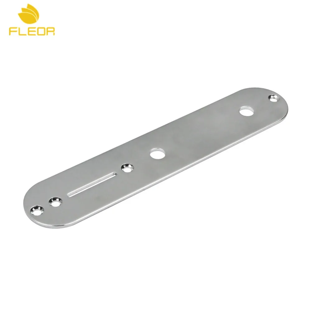 FLEOR Chrome гитарная панель управления Tele Control Plate для электрогитары|guitar controller|guitar control