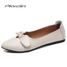 Plardin/ ручной работы из кожи Для женщин светильник при шитье обуви на заказ, Туфли без каблуков, Мокасины, лоферы, балетки Для женщин; удобная мягкая повседневная обувь