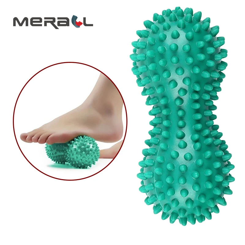 

Spiky Roller Ball Massage Acupressure Masaje Foot Reflexology Relieve Muscle Pain Stress Foot Massage Yoga Fitness Ball Roller