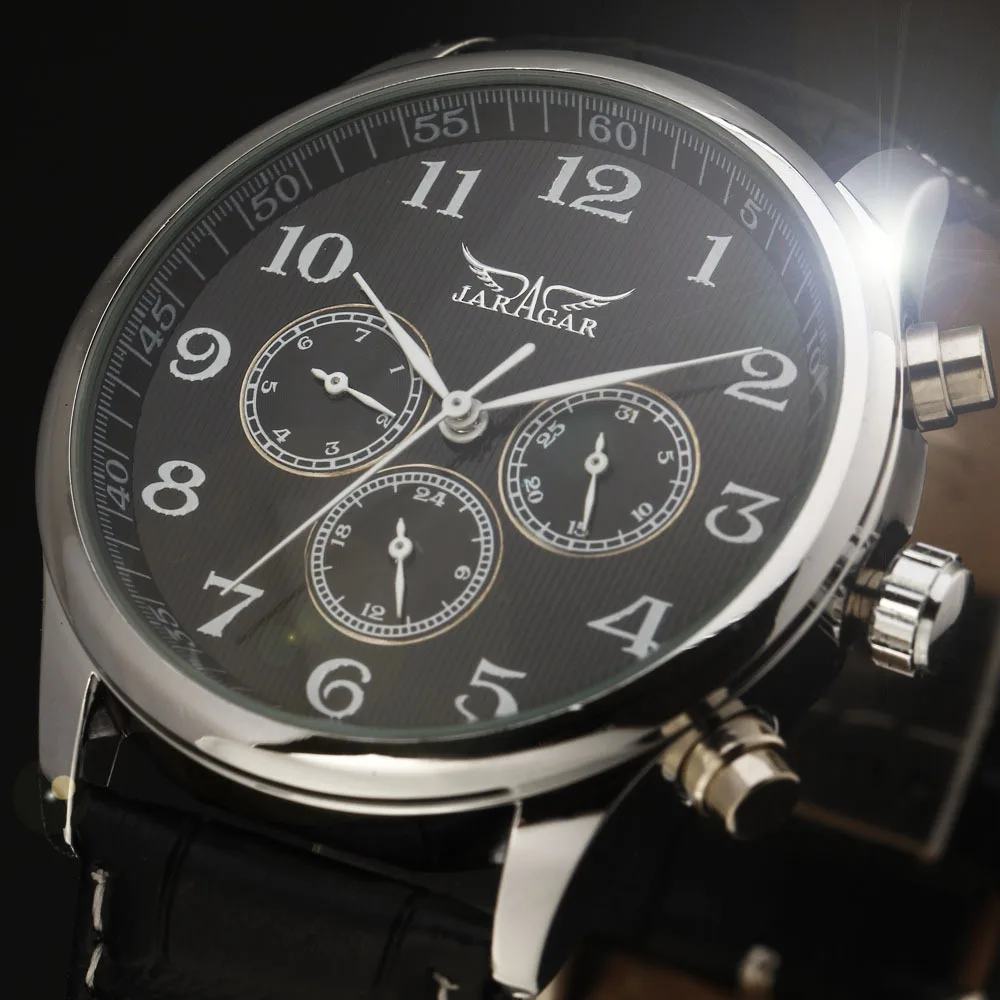 New-Fashion-JARAGAR-Automatic-Mechanical-Self-Wind-Sport-Thin-Case-Calendar-24Hour-Week-Dial-Real-Leather (4)