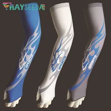 Rayseeda 1 пара Летние охлаждающие велосипедные рукава для езды на велосипеде Мужские рукава для занятий спортом на открытом воздухе велосипедные нарукавники для бега