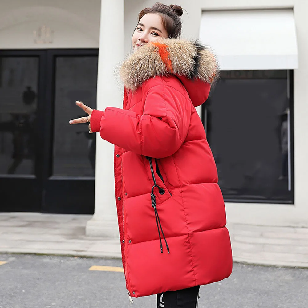 Plus Taille Mode Capuche 2018 Poche Zippée Automne Manteaux c Hiver Lâche Bas Sep27 Solide La De Femmes Outwear Manteau Parka A b Veste À Ybf7gyvI6