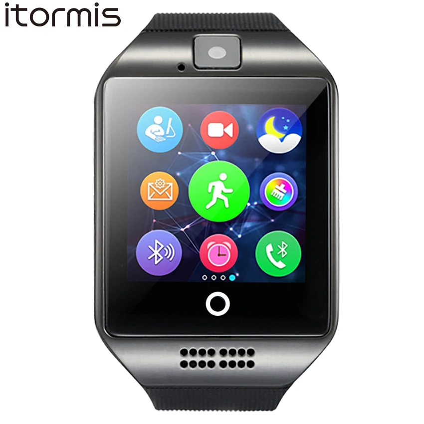 ITORMIS Bluetooth Smart Watch Smartwatch Touch Screen Phone Sport Fitness Pedometer Camera SIM TF Card Q18 for Android iOS Phone ITORMIS Bluetooth Smart Watch Smartwatch Touch Screen Phone Sport Fitness Pedometer Camera SIM TF Card Q18 for Android iOS Phone
