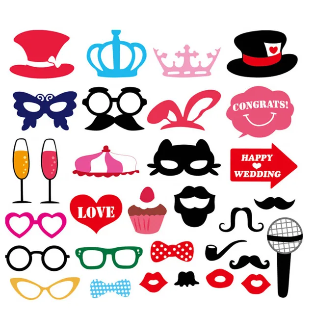 Download Gratis Gambar Photo Booth Prop Selamat Ulang Tahun Diy Mr Mrs Kacamata Masker Terbaru by www.cikimm.com